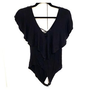 Layered Black Onesie